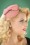 Sombrero de Candice de los años 50 en rosa viejo