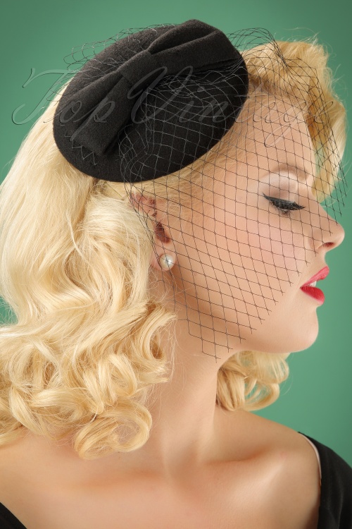 Banned Retro - 50s Candice Hat in Black