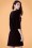 Vintage Chic for Topvintage - Emmy geborduurde jurk in zwart 7