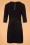 Vintage Chic for Topvintage - Emmy geborduurde jurk in zwart 6