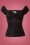 Collectif Clothing - Dolores Top in Schwarz 2