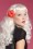 Miss Candyfloss - Ema Hibiscus hairflower red hairclip