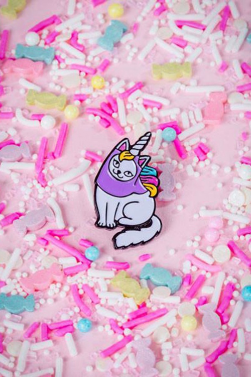 Punky Pins - Caticorn Emaille Pin 3