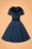 Bunny Bridget 50s Black Navy Checkered Dress 102 39 19563 20161103 0011W