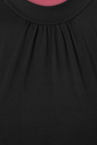 Topvintage Boutique Collection - 50s Elena Top in Black 4