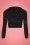 Mak Sweater V neck Cropped Cardigan in Black 140 10 23272 20171002 0003w