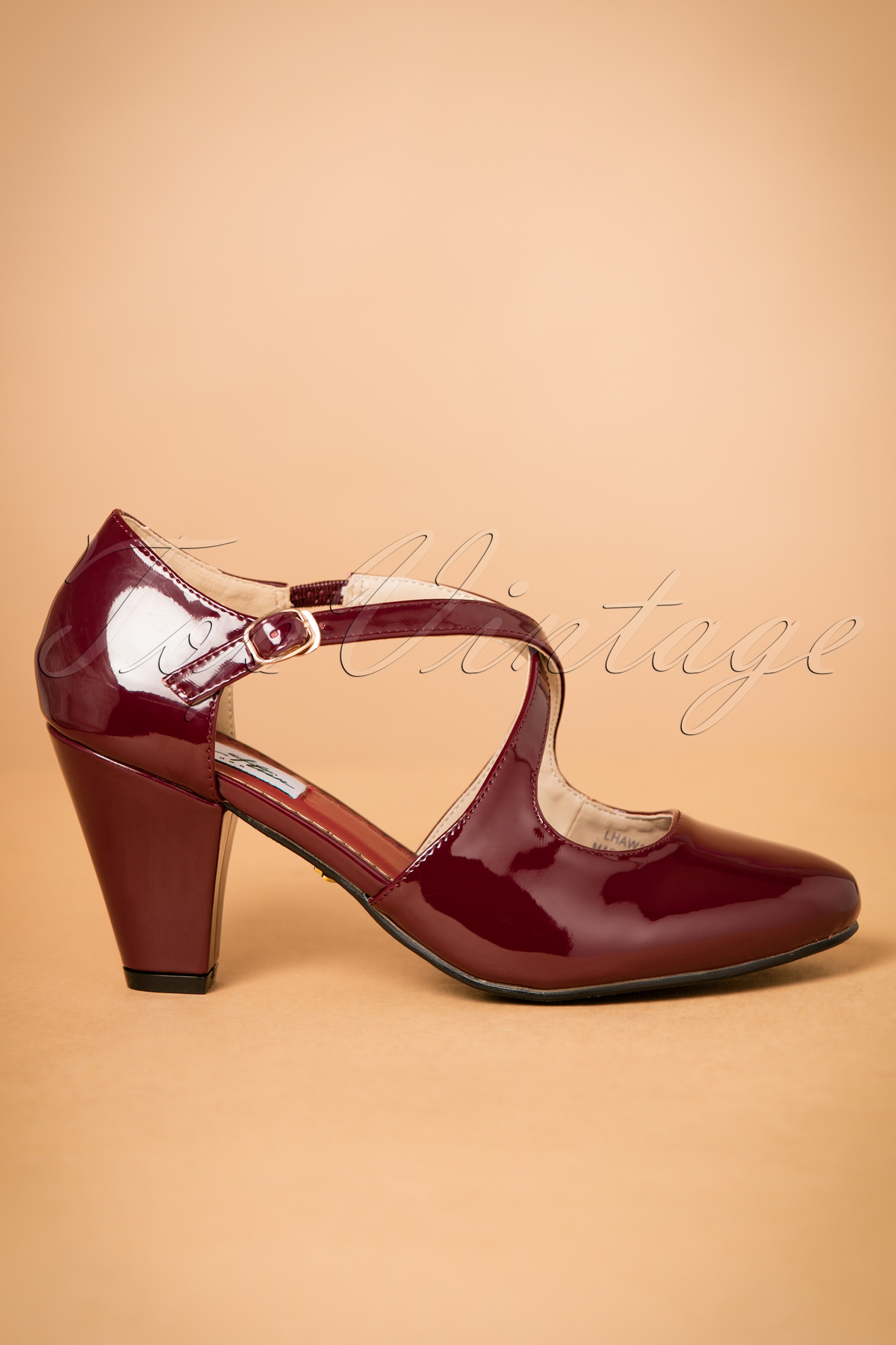 Lulu Hun - Lucille Laquer Pumps in Bourgondië