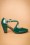 Lulu Hun - 50s Lucille Laquer Pumps in Vintage Green 2