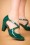 Lulu Hun - 50s Lucille Laquer Pumps in Vintage Green