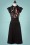 Stop Staring! - Florish A-line Dress Années 40 en Noir 2