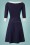Steady Clothing - 50s Dreamboat Dollie Swing Dress in Navy 5