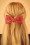 Lindy Bop Red Cat Bow Hairclip 208 27 23335model01W