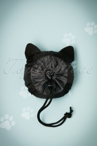 Sass & Belle - Lucky the Black Cat opvouwbare boodschappentas 5