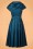 Lindy Bop - 50s Amber Swing Dress in Midnight Blue 4