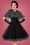 Bellissima  Polkadot Cape Black Swing Dress 102 14 23827 20171017 0015