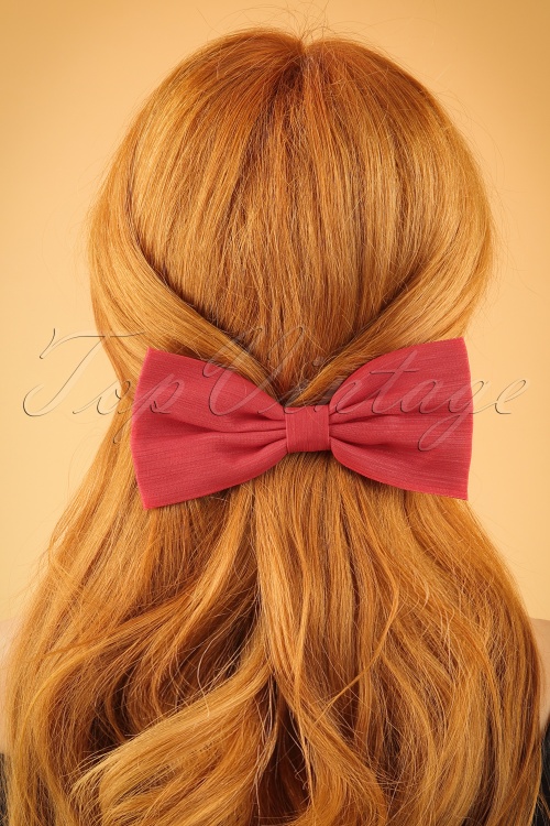 Lindy Bop - Hair Bow Années 50 en Rouge