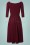 Vintage Chic for Topvintage - 50s Patsy Swing Dress in Burgundy 2