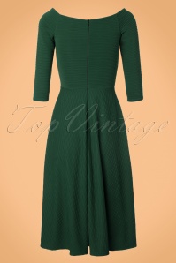 Vintage Chic for Topvintage - Patsy Swing Dress Années 50 en Vert 6