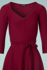 Vintage Chic for Topvintage - 50s Diana Swing Dress in Raspberry 4