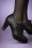 Bettie Page Shoes - 50s Saison Brogue Booties in Black 2