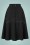 Steady Clothing - 50s Beverly High Waist Swing Skirt in Black 3