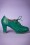 Bettie Page Shoes - Saison-Brogue-Booties in Grün 2