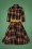 Miss Candyfloss - TopVintage Exclusive ~ 50s Tatiana Dora Tartan Swing Dress in Yellow and Navy 7