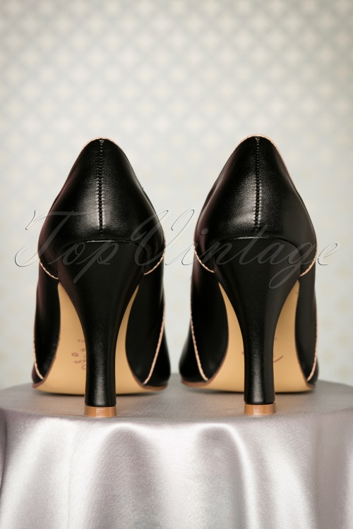 Pinup Couture - 50s Classy Smitten Pumps in Black 5