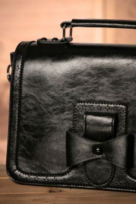 Banned Retro - 50s Scandal Office Handbag in Black 2