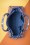 Lindy Bop - 70s Tonya Fox Handbag in Indigo Blue 4