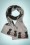 Alice Hannah Cat Jaquard Scarf in Grey and Black 240 15 22685 20171030 0004w