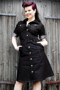 Collectif Clothing - Yvonne Dahlia haarclip in wit