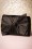 Darling Divine - 50s Satin Bow Evening Clutch in Black