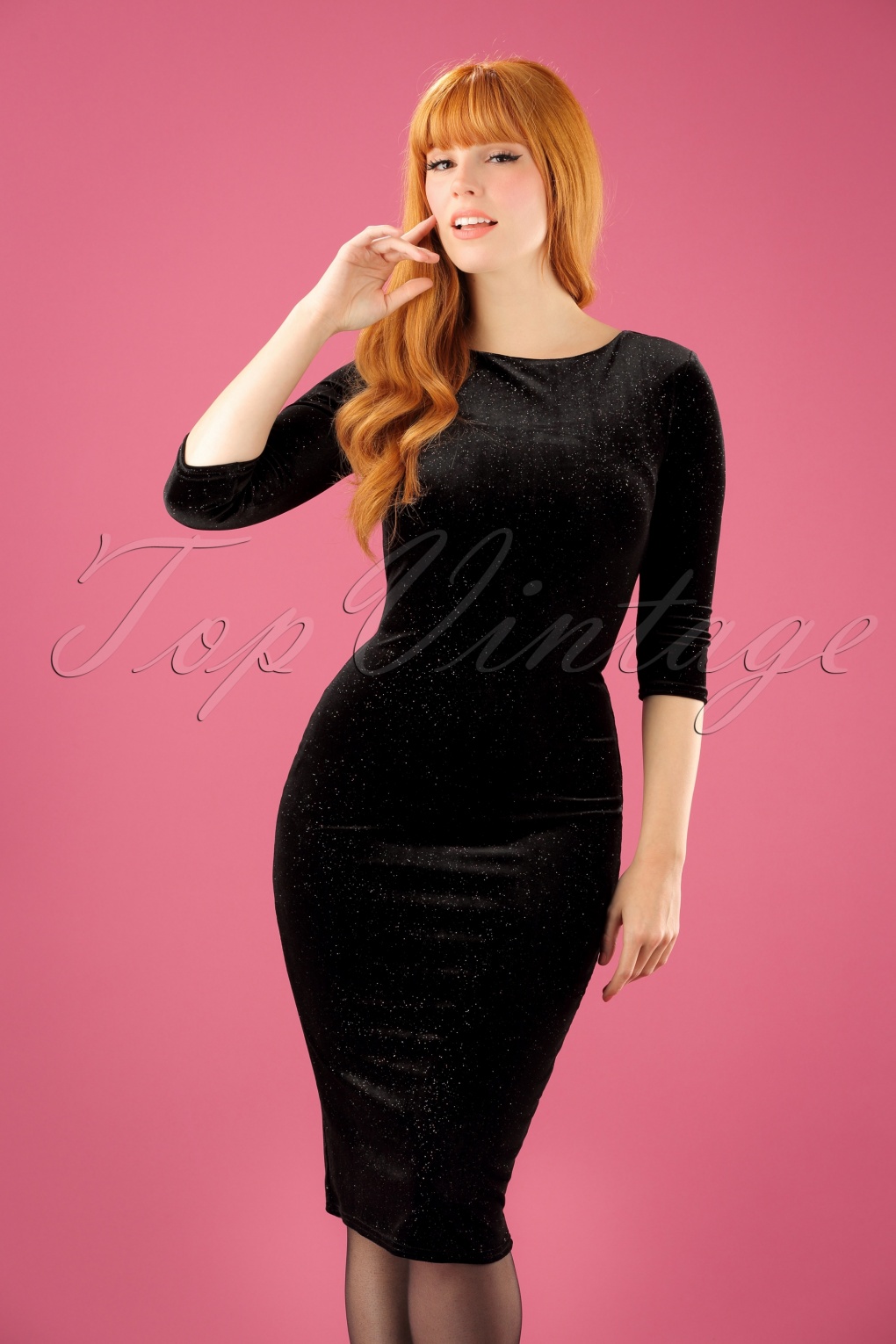 little black velvet dress