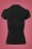 Topvintage Boutique Collection - 50s Donna Top in Black 2