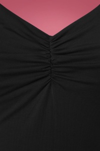 Topvintage Boutique Collection - 50s Donna Top in Black 3