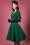 50s Delores Swing Dress in Emerald Green