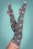Powder - 60s Westie Overknee Socks in Light Charcoal 2
