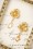 Foxy - 20s Honey Rose Drop Earrings in Gold