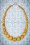 Splendette - Exklusiv von TopVintage ~ Geschnitzte Luna-Perlenkette in Banoffee