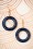 Splendette Small Navy Faketile hoop Earrings 333 31 23722 05102016 002