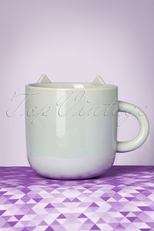 Sass & Belle - 60s Nori the Cat with Ears Large Mug 3