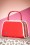 Glamour Bunny - 50s Patent Glitter Box Handbag in Red 3