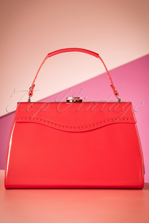 Glamour Bunny - 50s Secret Sadie Handbag in Red 2