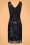 GatsbyLady - 20s Audrey Flapper Dress in Black and Navy 4