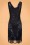 GatsbyLady - 20s Audrey Flapper Dress in Black and Navy