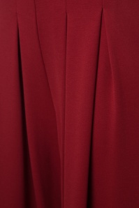 Banned Retro - 70s Indiana Trousers in Burgundy 3