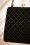 Vixen - Quilted Velvet Handbag Années 50 en Noir 2