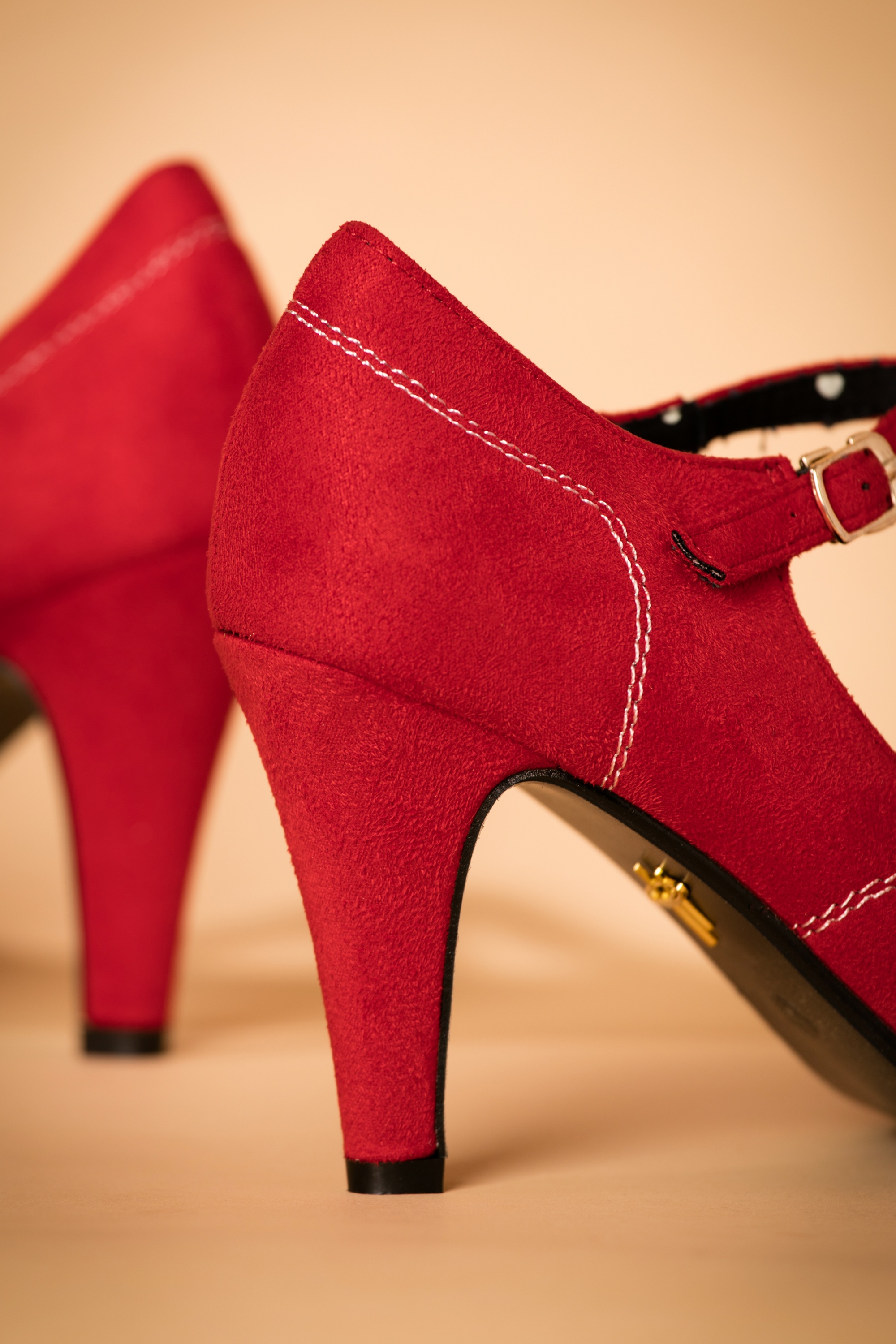 Lulu Hun - Brittany pumps met hoge hak in rood 6