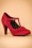 50s Brittany High Heel Pumps in Red